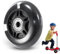 Roue de rechange pour scooter - LED Flash - 80 mm - Mini Maxi Micro - Roues de rollers clignotantes - Arrière - ABEC-7 - 80 mm - Pour enfants et adolescents - Pour l'intérieur et l'extérieur - 1 pièce
