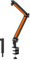 Youshares Microphone Boom Arm for Blue Yeti, HyperX QuadCast, Shure MV7 and Most USB Mics, with Extension Tubes, Designed for Podcast and Streaming (Orange)