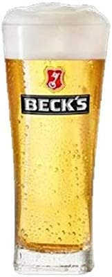 Generico Set mit 6 Biergläsern BECK'S 0,20