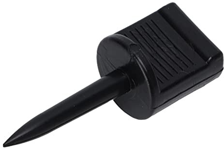 Épingles de Visage de Cible de Tir à l'arc, Clous de Cible de Tir à l'arc Durables 30pcs Allongeant Le Nylon de Bonne Fixation pour la Compétition (Noir)