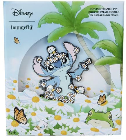 Disney by Loungefly assortiment 3 pin's émaillés Lilo and Stitch Springtime (12)
