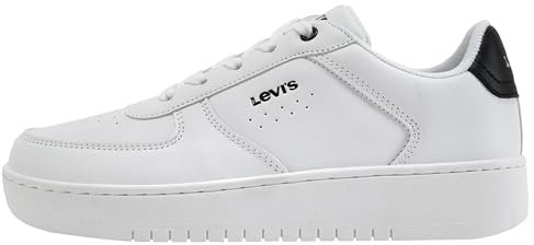 Levi's New Union Normal Lace Sneaker, Brilliant White, 39 EU