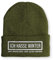 tshirtladen Spruchmütze Strickmütze Ich Hasse Winter Mütze lustige Beanie mit Stick OneSize, Farbe: Olive
