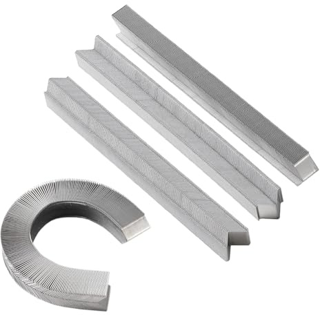 Lot de 3800 clous en V pour cadres photo en bois dur 5/7/8/10/12/15mm clous en V– Cales ultra résistantes pour encadrement photo – Jointure des coins de cadre photo (12mm clous en V)