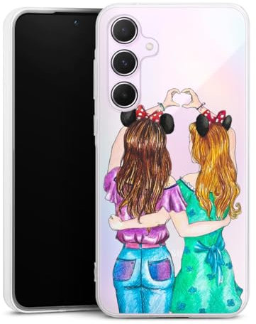 DeinDesign Silikon Hülle kompatibel mit Samsung Galaxy A55 5G Case transparent Handyhülle BFF Mode transparent