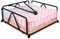 Porte Serviette de Table en métal Noir Distributeur Serviette Papier Table avec Barre lestée et Base en Bois pour Tables, Repas, Cuisine, Restaurant, Pique-Nique