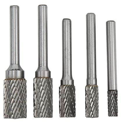 Jeu de Limes Rotatives en Carbure à Double Coupe, Tige de 6 Mm, pour le Perçage du Métal et du Travail du Bois, la Sculpture, le Polissage, la Gravure, le Travail des Métaux, la