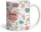 The Card Zoo Floral A Cup of Self Love Positive Affirmations Gift Tea Coffee Personalised Mug - Gift for Birthday, Gift for Christmas, Custom Personalised Gift, Coffee Mug, Tea Mug, Cup