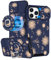 VincitoreModa for iPhone 11 Pro Max Case - [2in1] Cute Girls Women Sun Moon Star Compatible with MagSafe Ring Stand Girly Slide Camera Cover Cool Design for Apple for iPhone 11 Pro Max Phone Case 6.7