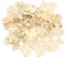 BELLIFFY 40St holzhandwerk Bärenausschnitt Leerzeichen Bärenknöpfe Ausschnitte DIY Bär Mini decoratiuni craciun hochzeitsdeko geburtstagsdekoration gebutagsdeko hölzerne Ornamente Bambus