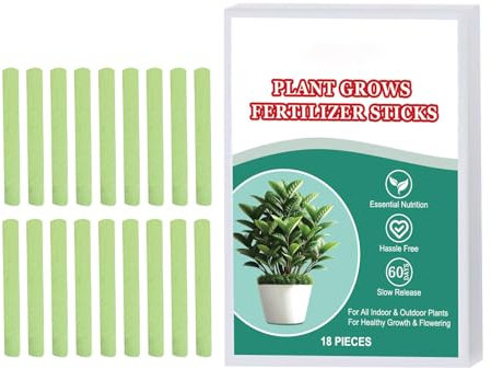 Bastoncini fertilizzanti per piante domestiche, Bastoncini fertilizzanti per piante da interni | Bastoncino fertilizzante per la crescita delle piante - 18 bastoncini di fertilizzante per alimenti veg