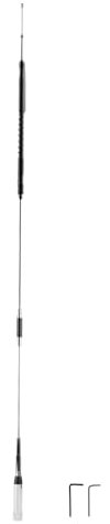 Bingfu Antenna VHF UHF Radio Mobile Quad Band 29/50/144/430MHz con Connettore Maschio PL259,Compatibile con Radio Mobile Amatoriale Radio Bidirezionale per Comunicazioni a Lungo Raggio