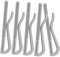 Lurrose 5St frühling geldbörse Geldclip kartenhalter schlanke Geldklammer Geldscheinklammer aus Metall Brieftasche Geldscheinklammer Büro-Geldklammer Kleiner Karoclip Büroklammern Silver