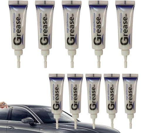 Graisse pour véhicules, Graisse lubrifiante pour toit ouvrant pour véhicules, Graisse de voiture 10 pièces Lubrifiant automobile Graisse de polissage pour toit ouvrant, Graisse lubrifiante p