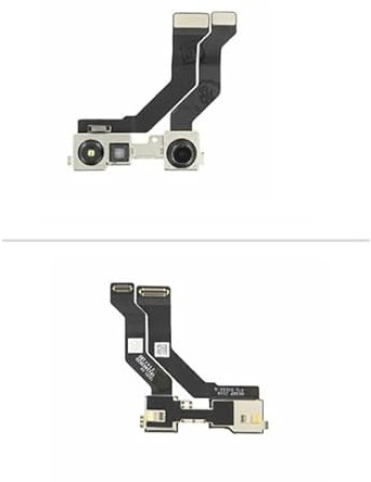 Fotocamera anteriore compatibile con iPhone 13 (A2482, A2631, A2634, A2635, A2633), nero