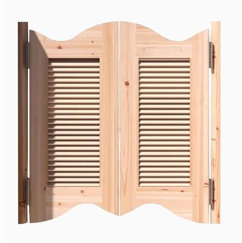 Porte in legno massiccio con cerniere per cucina, ingresso e scale da pub