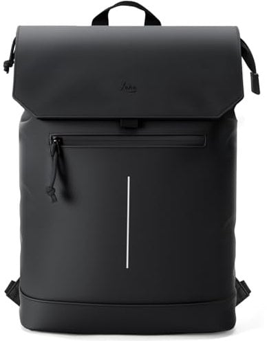 Lekespring Laptop Backpack-Waterproof Rucksack Bag for Women Men, School Bag for Students, Work Backpack, Black