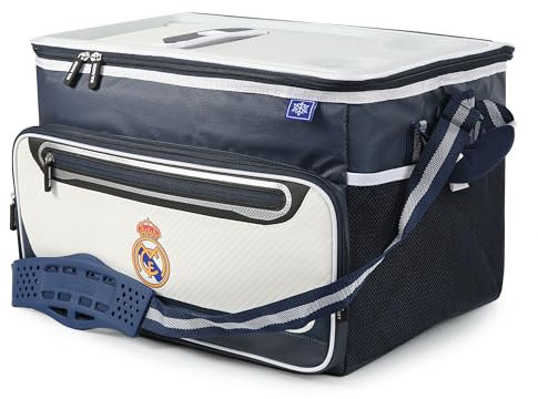 Nevera Plegable con Top-Mesa para 50 latas-Real Madrid