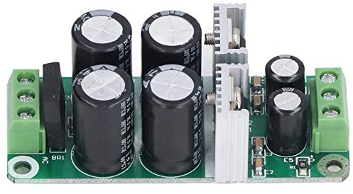 Placa de filtro de potencia dual, módulo regulador de voltaje de rectificador de 12V 470UF con amplificador OP, estabilizador de fuente de alimentación compacta para