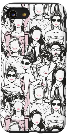 Hülle für iPhone SE (2020) / 7 / 8 Disney The Princess Diaries 25th Anniversary Royal Pattern