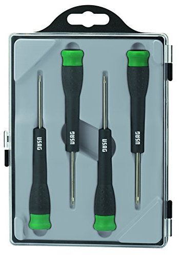 USAG 341 SH4TX U03410017 Serie di 4 Giraviti di Precisione TORX®