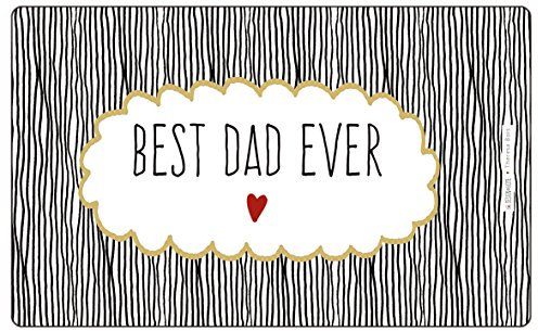 PPD Petit-déjeuner 23,3 x 14,3 cm Design @ 'Best Dad Ever'