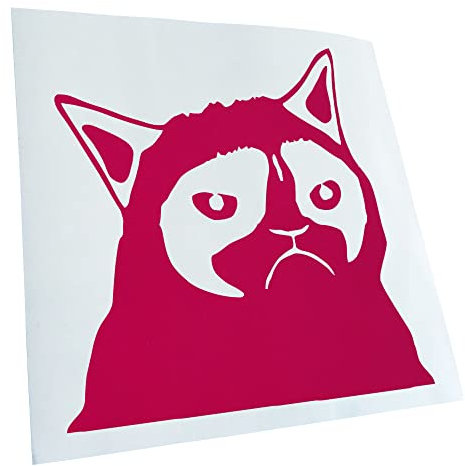 - Autoaufkleber - Grumpy Cat - Meme - No Aufkleber für Auto, Laptop, Fahrrad, LKW, Motorrad mehrfarbig JDM Decal Racing