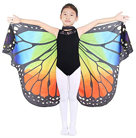 UWOOD Dance Fairy Bauchtanz Schmetterling Engel Isis Flügel mit Teleskopstöcken (5)