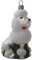 HAMBURGER WEIHNACHTSKONTOR® - Christbaumfiguren - Pudel weiß
