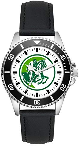 KIESENBERG Geschenk für Reiter Pferdesport Pferdeliebhaber Uhr L-2186