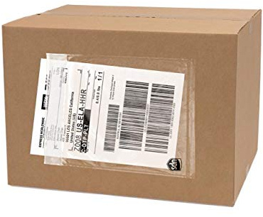 UPS Etikettenbeutel, 16,5 x 25,4 cm, Verpackungslisten-Umschlag, kommerzielle Qualität, -Etiketten, aschen, USV-Beutel, USV-Beutel, Etiketten für Aufbewahrungskörbe, 250 Stück