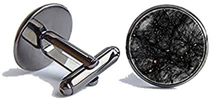 Bloody devil Manschettenknöpfe Mond & Weltraum, Dark Matter, Science-Fiction-Galaxie-Schmuck, Astronomie-Manschettenknöpfe, Sterne, Kosmos, Weltraumschmuck, Astronomie-Schmuck