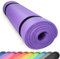 diMio Komfort-Gymnastikmatte Yogamatte in 185x60x1cm, 185x60x1.5cm, 185x90x1.5cm, 200x100x2 mit Tragegurt Phtalatfrei + SGS-geprüft (Lila, 185 x 90 x 1.5 cm (XL))