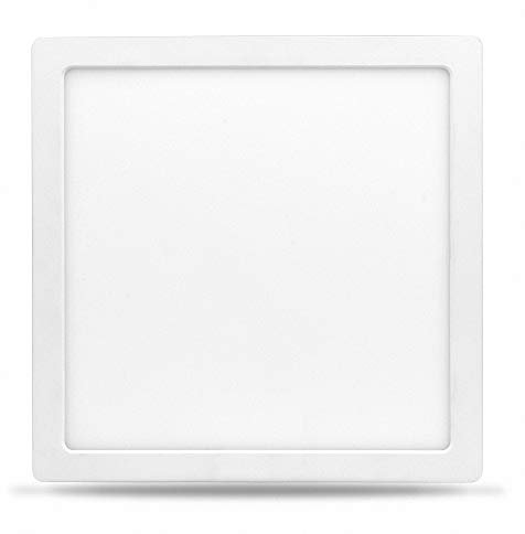 LED Einbau-Panel quadratisch warmweiß: 12W Ø 55 bis 125mm