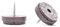 Felt Furniture Gliders. Screw in Chair Sofa Feet Pads (Brown, 28mm, 16 Pack, Free 2mm Drill Bit)- (See Second Image for Dimensions) Quality Floor Protectors by Keay Vital Parts- Made in Germany