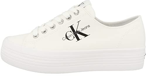 Calvin Klein YW0YW00254 - Damen Schuhe Sneaker - 02S-Bright-White, Größe:41 EU
