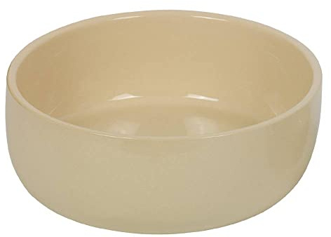 Nobby Keramik Napf Kaunis, Creme/Creme, Ø 24,0 x 8,0 cm, 2,40 l, 1 Stück