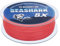 Seashark La lenza da pesca intrecciata non sbiadisce mai 8 fili di lenza in PE super forte (rosso, 3,6 kg 0,12 mm-100 m)