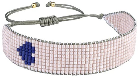 KELITCH Damen Herz Wrap Armbänder Bunte Herz Miyuki Perlen Freundschaft Armbänder Handgemachte Strand Armbänder