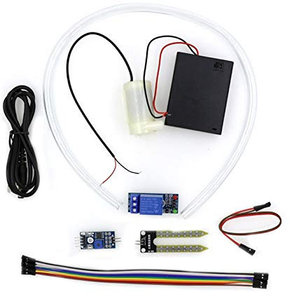 MARKELL Kit de Sensor de Humedad del Suelo Administrador de de Riego AutomáTico con Mini Bomba de Agua para DIY Kit EK1915