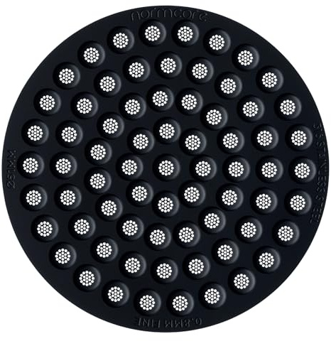 Normcore Pantalla de disco de 51 mm, 0,8 mm de grosor, pantalla de ducha inferior, filtro de metal reutilizable para cesta de portafiltro de 51 mm, acero inoxidable 316 recubierto de PVD de titanio
