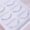 5 Paar künstliche Wimpern, superweich, transparent, wasserdicht, natürliches Werkzeug, 5 Paar