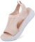 DimaiGlobal Sandali Donna Estive Comodi Ortopedici con Punta Aperta Scarpe Lavabili Sandalo Sportivo Scarpe con Zeppa 39EU Rosa
