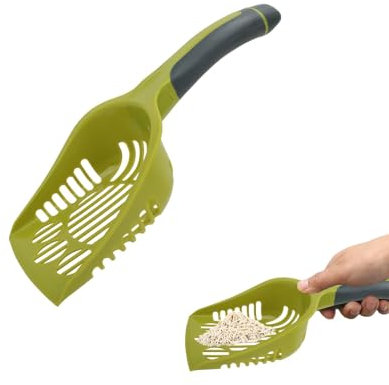 Cat Sifter - Cats and Dogs Sifter Poop Shovel | Portable Pet Poop Shovel, Cat Excrement Shovel and Sifter for Pets Cats
