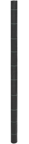 vidaXL Unkrautvlies, Gartenvlies gegen Unkraut, Unkrautfolie Wasserdurchlässig UV-stabilisiert, Unkrautflies Mulchfolie Bodengewebe, Schwarz 2x200m PP