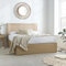 happybeds Ottoman Storage Bed, Carson Oak Rattan Wooden Ottoman Storage Bed (Oak, 5FT - Frame Only)