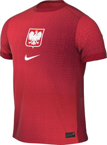 Nike Herren Pol M Nk Df JSY Stad Aw Shirt, Bright Crimson/Gym Red/Team Red/White, M EU