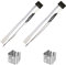 2 Pack Heater and Thermistor for P1P, 3D Printer Accessories 24V 48W Ceramic Heater 300℃ High Temperature Thermistor and Fixing Clip for Bambu Lab P1P, P1S