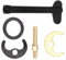 Wjelet 5 Pcs Faucet Fixing Tool Basin Washer Sink Monobloc Mixer Tap Fixing Fitting Kit Kitchen Bracket Mounting Kit Double Hole Faucet Fixing Fitting Kit