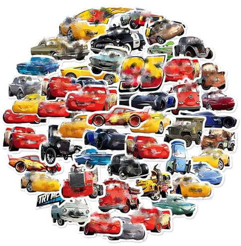 Anime StickeR Kinder Junge Mädchen- 50Pcs Vinyl Aufkleber Kawaii Sticker Set, Wasserfest Geschwollen Sticker Deko Stickers Geschenk Mitgebsel Kindergeburtstag für Laptop Skateboard Scrapbook Bottle